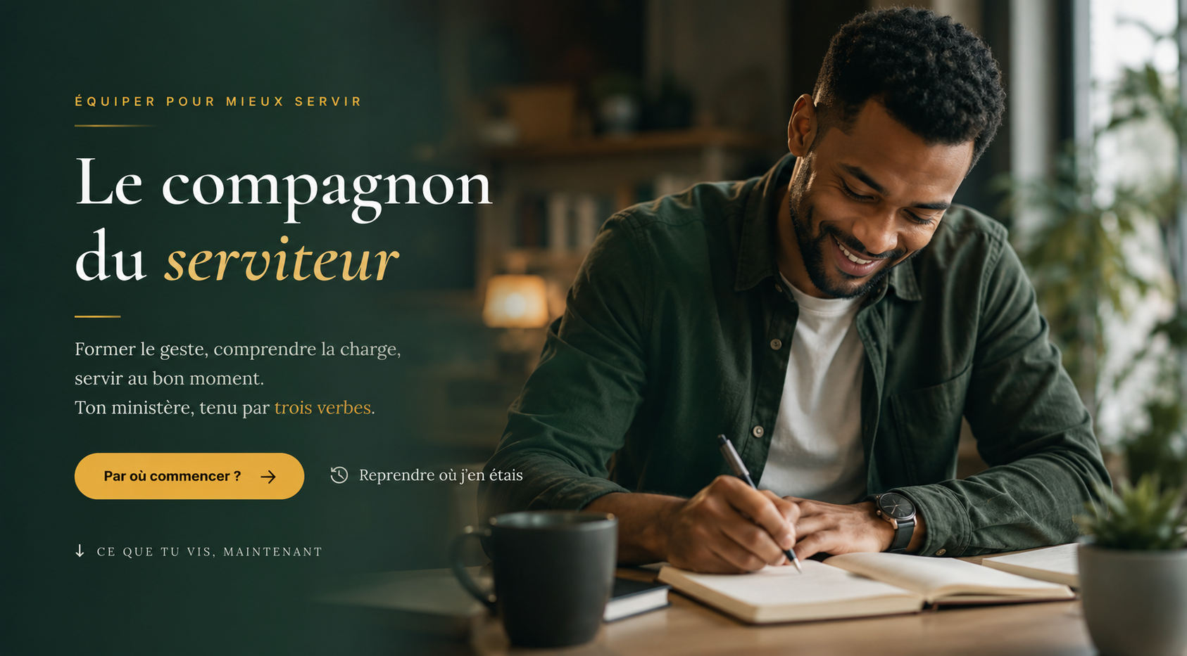 Le compagnon du serviteur : former le geste, comprendre la charge, servir au bon moment