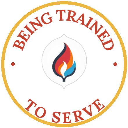 Being trained to serve
